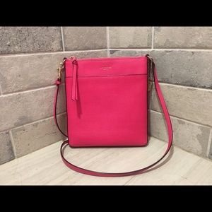 Pink Coach cross body purse